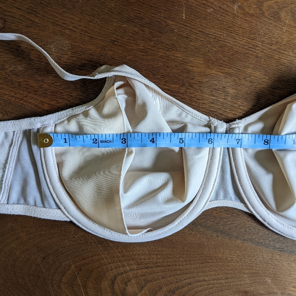 CHANTELLE Nude Mesh Lightly Lined Underwire Bra *Size Unknown* - Picture 5 of 10